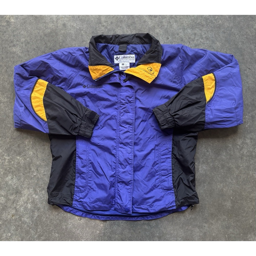 Vintage Columbia Bugaboo Jacket Womens L Purple Ski Snow Gorpcore Full Zip